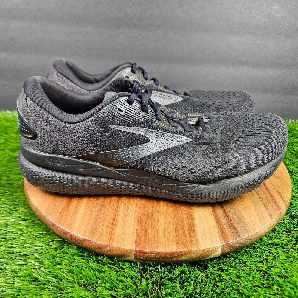 Brooks Ghost 16 Mens Size 11 Extra Wide 4E Black Ebony Sneakers 1104184E020